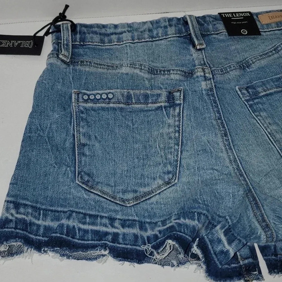 BLANK NYC "The Lenox" High Rise Cut Off Jean Shorts NWT Size 26 - Picture 3 of 9